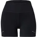 Nike Tætsiddende Nike Swift-løbeshorts (10 cm) med høj talje og lommer til kvinder - sort