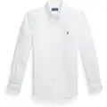 Ralph Lauren Polo Ralph Laurentil mænd. 710966294003 Custom Fit hørskjorte hvid (XL), Casual, Linned, Lange ærmer