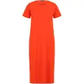 Superdry Superdrytil kvinder. W8011868A Orange midi-skjortekjole (36), Casual, Bomuld, Korte ærmer