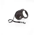 Flexi Black Design båndline sort, 5 m - S: op til 15 kg