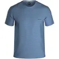 Hugo Boss BOSStil mænd. 50509328 Rib T-shirt blå (XL), Casual, Bomuld, Korte ærmer