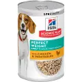 Hill's Pet Nutrition Adult 1+ Perfect Weight med kylling & grøntsager - 12 x 363 g