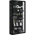 VCM Morgenthaler - Vægskab Vitrosa Maxi uden LED - Sort - Hylder & opbevaring - - Homeroom