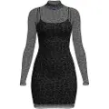 Hugo Boss Noella 01 Blue Langærmet Kort Kjole