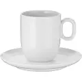 WMF Kaffekop med underkop BARISTA, sæt med 2 stk, hvid, WMF