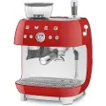Smeg 50s Style Espressomaskine Med Kværn