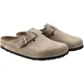Birkenstock Birkenstockunisex. 1018147 Træsko i læder Boston brun (45), Fast, Ingen, Casual