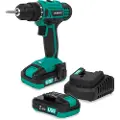 Vonroc Bore- /skruemaskine 20V | 19 momentindstillinger | Inkl. 2x 2.0Ah Akku og oplader