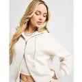 Nike Oversized Nike Sportswear Phoenix-hættetrøje med lynlås til kvinder - brun