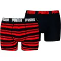 Puma Everyday Heritage Boxers (2-pack) Men, Clothing, Red/Black, 4
