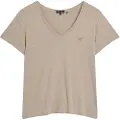 Superdry Studios Slub Embroidered Kortærmet V-hals T-shirt