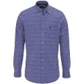 Fynch&Hatton Blue Story Prints Skjorte Med Lange ærmer