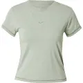Nike Kort, slank maskinstrikket Nike Sportswear Chill-T-shirt til kvinder - grøn