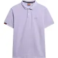 Superdry Superdrytil mænd. M1110439A Vintage Destroy lilla poloshirt (M), Casual, Bomuld, Korte ærmer