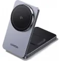 UGREEN Qi2 15w 2-In-1 Wireless Charger Magsafe Fast Charging Station Grey