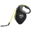 Flexi Hundesnor flexi GIANT M - 8 m - sort / neongul