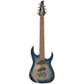 Ibanez RGMS7PB 7 String Multi Scale Cosmic Blue Star Burst