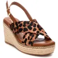 Xti Xtitil kvinder. 14459101-CAMEL Sandaler 144591 brun (37), 5-8 cm, Spænder, Casual, Dyreprint