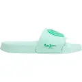 Pepe Jeans Pepe Jeanstil kvinder. PLS70159 Sliders Slider Brand grøn (39), Fast, Ingen, Badetøj