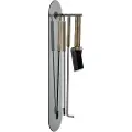 Blomus - Pejsesæt Væg Ashi 5 Dele 86 cm - Brun - Åbne pejse - - Homeroom