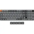 Keychron K17 MAX Wireless Tri-Mode Hot Swap QMK/VIA Gateron Low Profile Brown - Gaming Tastatur - Nordisk - Sort