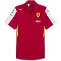 Puma Scuderia Ferrari LMH Replica Polo Men, Clothing, Dark Cherry, XS
