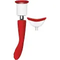 Dream Toys Red Revolution Georgia - G-punkt vibrator og vaginapumpe (rød)