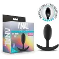 Anal Adventures Anal Eventyr Platinum M - sort anal plug (mellem)