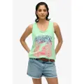 Superdry Psych Surf Graphic Racer ærmeløs T-shirt