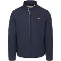 Gant Ganttil mænd. 7006340 Windcheater quiltet jakke navy (M), Casual, Polyester, Lange ærmer, Blå