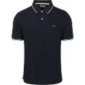 Gant Ganttil mænd. 2062034 Pique-poloshirt med marineblå piping (XL), Casual, Bomuld, Korte ærmer