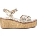 Carmela Carmelatil kvinder. 16236103-ORO Sandaler i læder 162361 gylden (38), Guldfarvet, 5-8 cm, Spænder, Casual