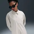 Nike Oversized Nike 24.7 PerfectStretch Dri-FIT-trøje med lange ærmer til kvinder - brun