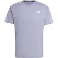 Adidas Own The Run 3 Stripes T-shirt Med Korte ærmer