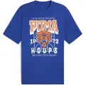 Puma Rival Rage Basketball Tee Men, Clothing, Vivid Blue, XXL