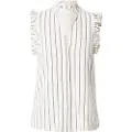 Selected Viva Ruffle ærmeløs Bluse
