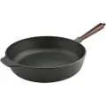Carl Victor - Sautérpande i støbejern Diameter 28 cm - Sort - Stegepander & grillpander - - Homeroom