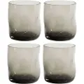 Muubs - Glas Furo 9 cm, 4 p - Sort - Drikkeglas - - Homeroom