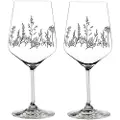Nachtmann - Vin/Spritz-glas Tattoo Botanical Black 2-pak - Transparent - Vinglas - - Homeroom
