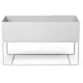 Ferm Living Urtepotte PLANT BOX 77 cm, hvid, jern, fast LIVING