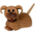 Spring Copenhagen - Trædekoration Hund Coco 10 cm Eg - Natur - Pynteting - - Homeroom