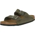 Birkenstock Birkenstocktil kvinder. 1025047 Sandaler i læder Arizona Leve grøn (38), Fast, Ingen, Casual