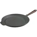 Carl Victor - Grillpande i støbejern Diameter 28 cm - Sort - Stegepander & grillpander - - Homeroom