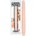 You2Toys - Double Dong - 100% silikone dildo (naturlig)