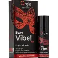 Orgie Sexy Vibe HOT - jordbær, varmende flydende vibrator (15ml)