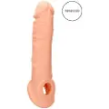 Realrock Penis Sleeve 8 - penisovertræk (21cm) - naturlig