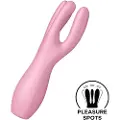 Satisfyer Threesome 3 - genopladelig klitorisvibrator (pink)