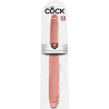 King Cock 16 - realistisk dobbelt dildo (41 cm) - naturlig
