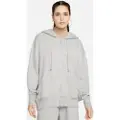 Nike Oversized Nike Sportswear Phoenix-hættetrøje med lynlås til kvinder - grå