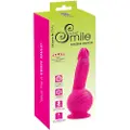 Sweet Smile SMILE Powerful - genopladelig, dobbeltmotor sugekop vibrator (pink)